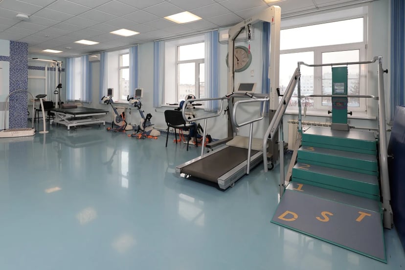 Помещение для двигательной реабилитации, зал ЛФК 301 | Клинический Институт Мозга